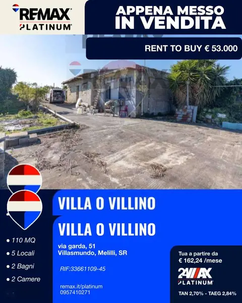 Villa o villino in Vendita a Melilli